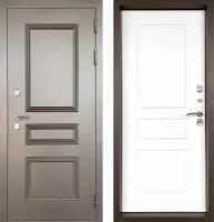 Дверь входная (стальная, металлическая) Страж Термо Аляска 3К "Белый лофт"