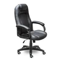 Кресло для руководителя CH 400 черное (экокожа/пластик)