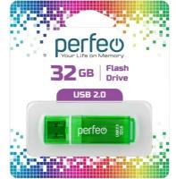 USB Флеш-накопитель USB накопитель Perfeo 32GB C13 Green