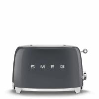 Тостер на 2 ломтика "Smeg" серый