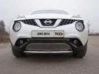 Защита передняя нижняя 42,4 мм ТСС NISJUK2WD14-04 для NISSAN Juke (2010 - по н.в.)