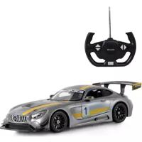 Машина на радиоуправлении Rastar 74100G Mercedes AMG GT3, 1:14, цвет серый