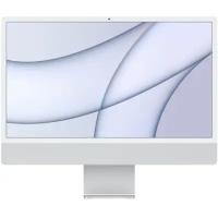 Моноблок Apple iMac 24" Retina 4.5K/2021/8-core М1 chip 8-core GPU/8GB/256GB SSD, Silver