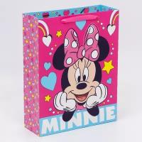 Пакет подарочный "Minnie", Минни Маус, 31х40х11,5 см