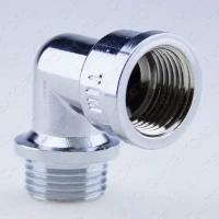 TiM Уголок хромированный 1/2"M-1/2"F K-LFM022