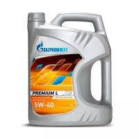 Моторное масло Gazpromneft Premium L 5W-40, 5 л