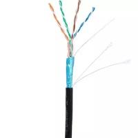 Кабель U/UTP NETLAN EC-UF004-5E-PE-BK кабель внешний Cat 5e, 305 м