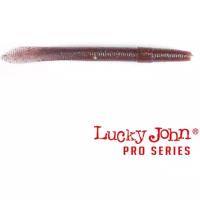 Черви съедобные искусст. Lucky John Pro Series WACKY WORM FAT 5.7in (14.50)/S19 6шт