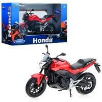 Модель мотоцикла Welly 1:18 Honda NC750S, в коробке (12854P)