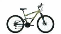 Горные (кросс-кантри) велосипеды ALTAIR Горный двухподвес ALTAIR MTB FS 26 2.0 disc 18" (2021) 18" бежевый/черный