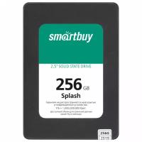 Твердотельный накопитель SSD SMARTBUY Splash 256GB, 2,5", SATA III, черный, SBSSD-256GT-MX902-25S3, 513606