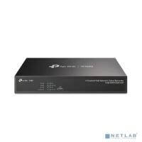 TP-Link SMB Цифровая камера TP-Link VIGI NVR1004H-4P VIGI 4-канальный сетевой видеорегистратор с поддержкой PoE+ Черный