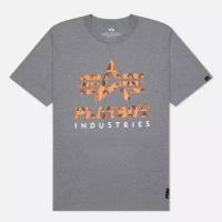 Мужская футболка Alpha Industries x Playboy Print серый, Размер L