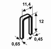 Скоба Rapid 53/12 (1,26М), тип 53 для строительного степлера