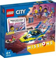 Конструктор Lego City Missions Water Police Detective Missions пластик (60355)