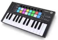 Novation Launchkey 25 MK3 миди-клавиатура, 25 клавиш, Pitch/Mod контроллеры, полноцветные пэды, питание от USB