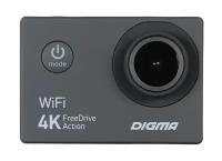 Автомобильный видеорегистратор Digma FreeDrive Action 4K WiFi