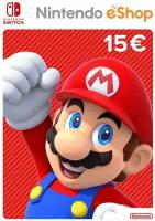 Карта оплаты Nintendo eShop на 15 EUR Евро
