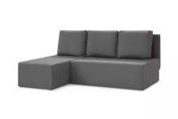 Угловой диван-кровать Hoff Крит, 195х80х138 см, цвет темно-серый