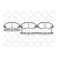 колодки дисковые п. Honda CR-V 2.0/HR-V 1.6i/Prelude 2.2i VTEC 95], 362032BSX STELLOX 362 032B-SX