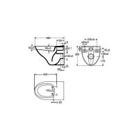 Унитаз Seven D 76115-01 подвесной