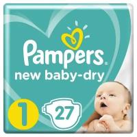 Подгузники Pampers New Baby-Dry (2-5 кг), 27 шт