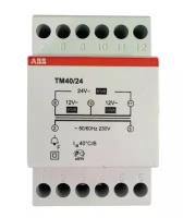 TM 40/24 Понижающий трансформатор 220/24(12+12) 40VA ABB, 2CSM228785R0802