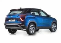 Защита Rival заднего бампера d57 уголки для Hyundai Creta II 2021-2022