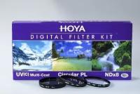 Набор фильтров HOYA Digital Filter Kit: 46 мм UV(C) HMC MULTI, PL-CIR, NDX8