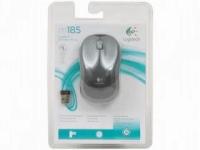 Logitech Мышь LOGITECH M185 Wireless mouse Swift Grey (910-002238)