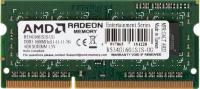 Оперативная память 4Gb DDR-III 1600MHz AMD SO-DIMM (R534G1601S1S-UG) 4 Гб, DDR3, 12800 Мб/с, CL11-11-11-28, 1.5 В