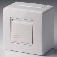 Коробка для миниканалов с выключателем | код. 10002 | DKC (5шт.в упак.)