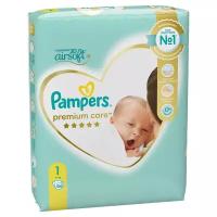 Подгузники Pampers Premium Care для малышей 2-5 кг, 1 размер, 72 шт