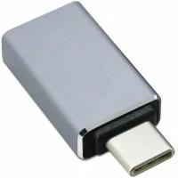 Адаптер KS-is KS-296 Black USB3.0 Cm-Af с поддержкой OTG - чёрный