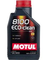 Синтетическое моторное масло Motul 8100 Eco-clean 5W30, 1 л