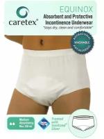 Caretex Equinox / Кертекс Эквинокс - мужские многоразовые впитывающие трусы, M, черные