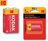 Батарейки KODAK 6F22 Super Heavy Duty 5 шт