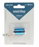 литиевый элемент питания SmartBuy CR123A/1B, 1шт. в блистере