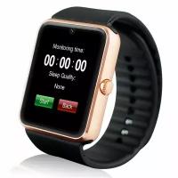 GT08 watch Gold доступный аналог Apple iWatch