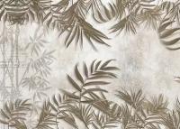 Листья бамбука - Виниловые фотообои, (370х265 см)