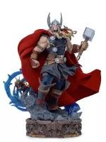 Коллекционная фигурка Iron studio 1/10 Marvel: Thor Unleashed Deluxe (Айрон Студио Марвел: Тор Делюкс версия, 18 см)