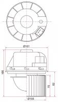 Мотор печки FORD C-MAX 03-10/FOCUS 05-11/GALAXY-06/KUGA 08-12/MONDEO 07-/S-MAX 06-/VOLVO C30 06-/S40 Sat ST1362640