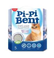 Pi-Pi-Bent Комкующийся наполнитель Делюкс Клин Коттон (коробка) | DeLuxe Clean Cotton 5 кг 25387 (2 шт)