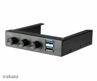 Панель управления вентиляторами AKASA Fan control AK-FC-06U3BK