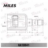 ШРУС DAEWOO ESPERO MILES GA10041