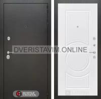 Дверь Лабиринт SILVER 23 - Белый софт металлическая. Сторона открывания: Правая, Размер короба - 960*2050 мм (SILVER / Сильвер)