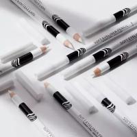 Карандаш разметочный белый Soft eyeliner pencil, упаковка 5шт