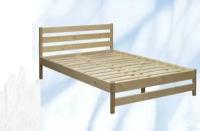 Двуспальная кровать из массива сосны "Соня" 140x200