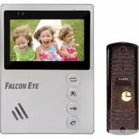 Falcon Eye KIT- Vista Комплект. Видеодомофон: дисплей 4" TFT; механические кнопки; подключение до 2-х вызывных панелей; OSD меню; питание AC 220В (вс