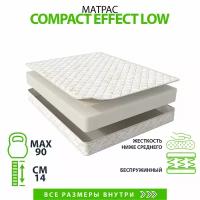 Матрас Compact Effect Low 200х160, двусторонний с одинаковой жесткостью, пенополиуретан